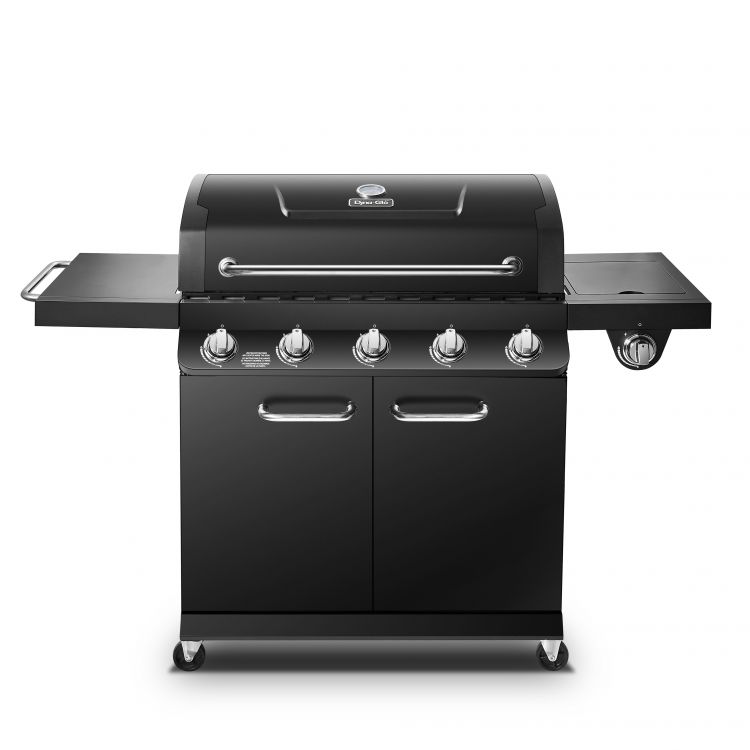 Parrilla a Gas 5 Quemadores + Quemador Lateral Black Premier Dyna-Glo