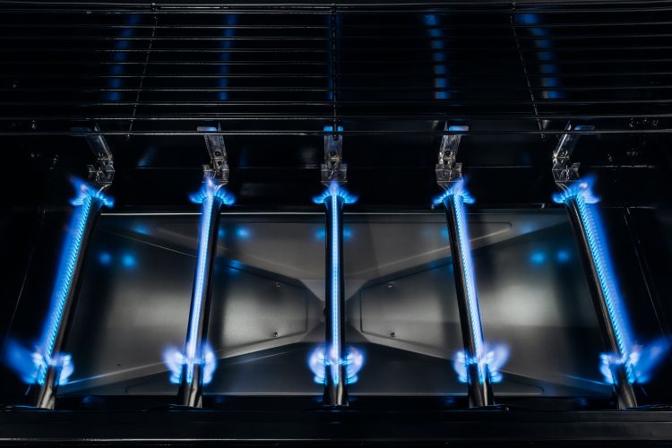 Parrilla a Gas 5 Quemadores + Quemador Lateral Black Premier Dyna-Glo